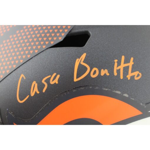 Nik Bonitto Autographed Denver Broncos F/S Helmet "Casa Bonitto" Beckett 49133