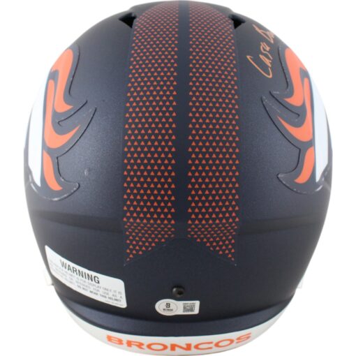 Nik Bonitto Autographed Denver Broncos F/S Helmet "Casa Bonitto" Beckett 49133