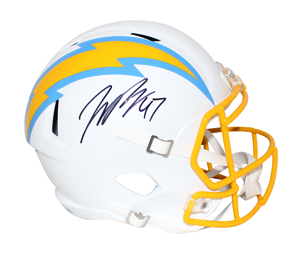 Joey Bosa Autographed Los Angeles Chargers F/S 2020 Speed Helmet BAS 32355