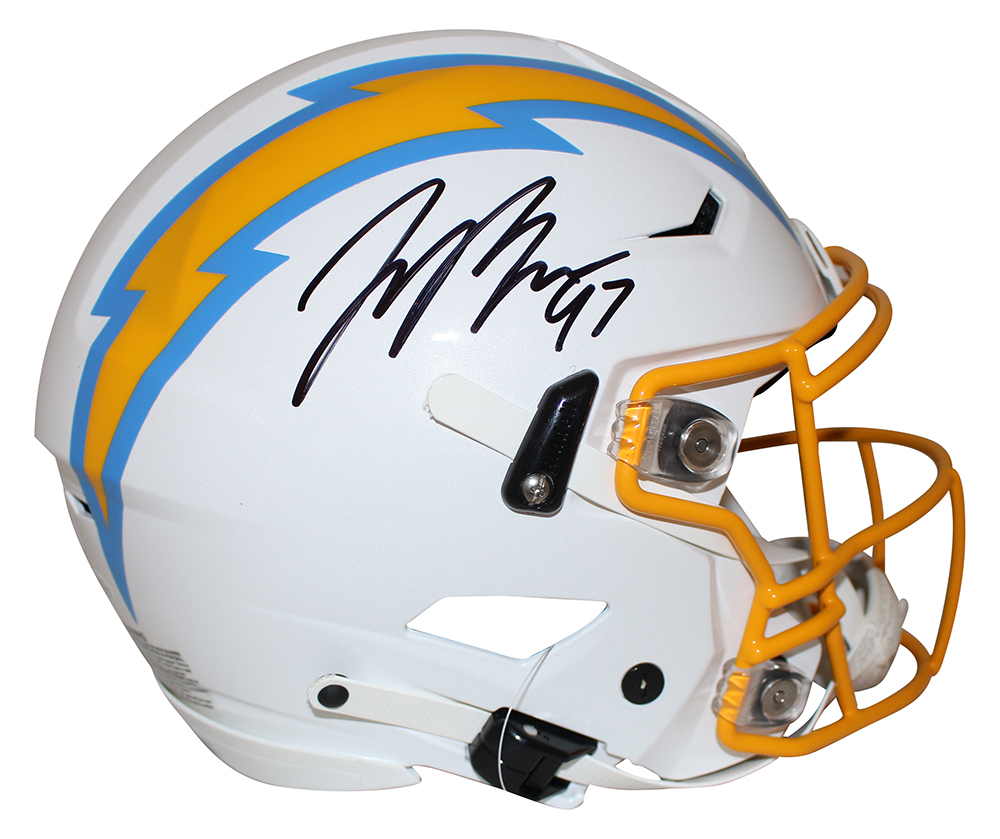 Joey Bosa Autographed Los Angeles Chargers Authentic Speed Flex BAS 28943