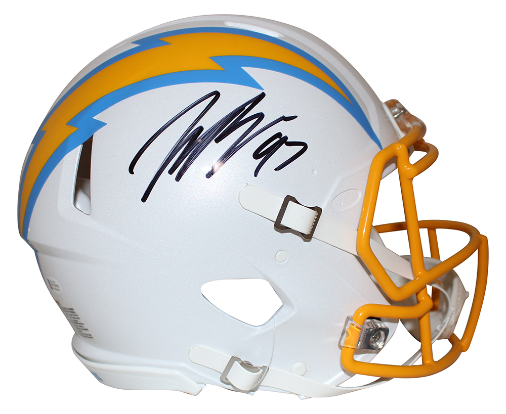 Joey Bosa Autographed Los Angeles Chargers Authentic Speed Helmet BAS 28944