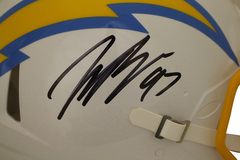 Joey Bosa Autographed Los Angeles Chargers Authentic Speed Helmet BAS 28944