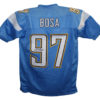 Joey Bosa Autographed/Signed Los Angeles Chargers Blue XL Jersey JSA 24876