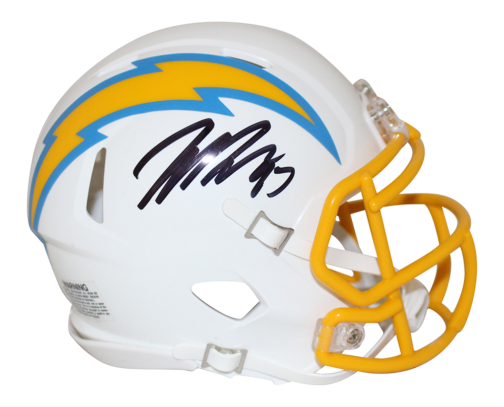 Joey Bosa Autographed/Signed Los Angeles Chargers Mini Helmet BAS 28942