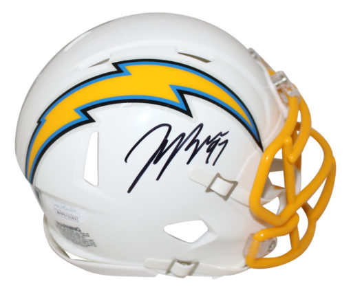 Joey Bosa Autographed/Signed Los Angeles Chargers Speed Mini Helmet JSA 24877