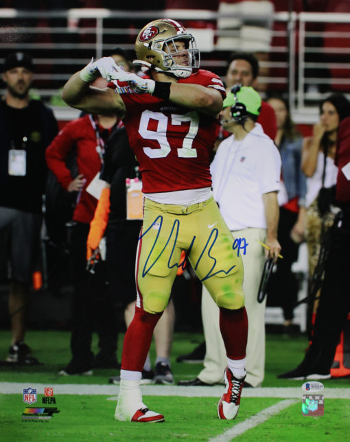 Nick Bosa Autographed/Signed San Francisco 49ers 16x20 Photo BAS 25865 PF