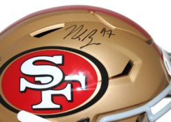Nick Bosa Autographed San Francisco 49ers Authentic Speed Flex Helmet BAS 25863
