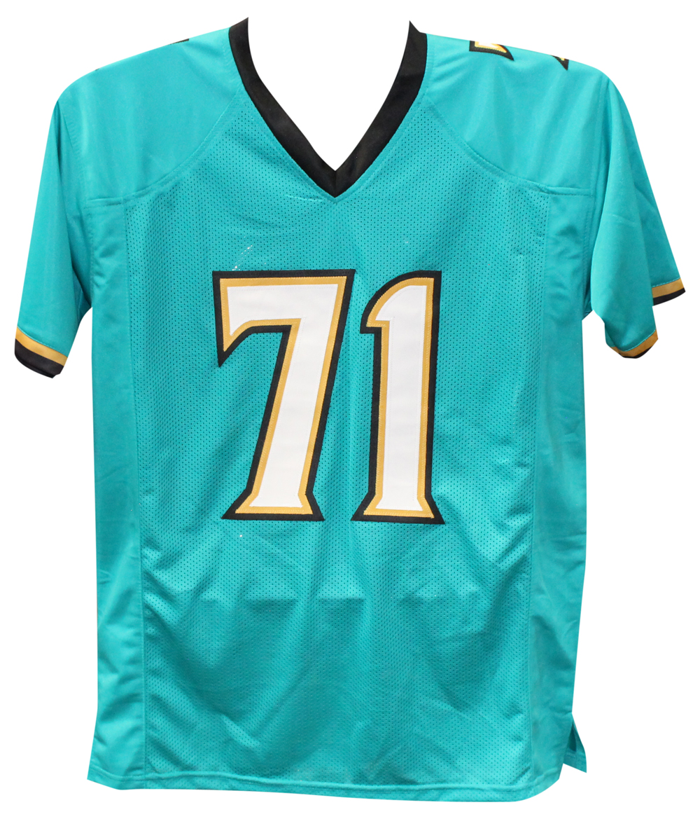 Tony Boselli Autographed Jacksonville Jaguars Pro Style Teal XL Jersey BAS  – Denver Autographs