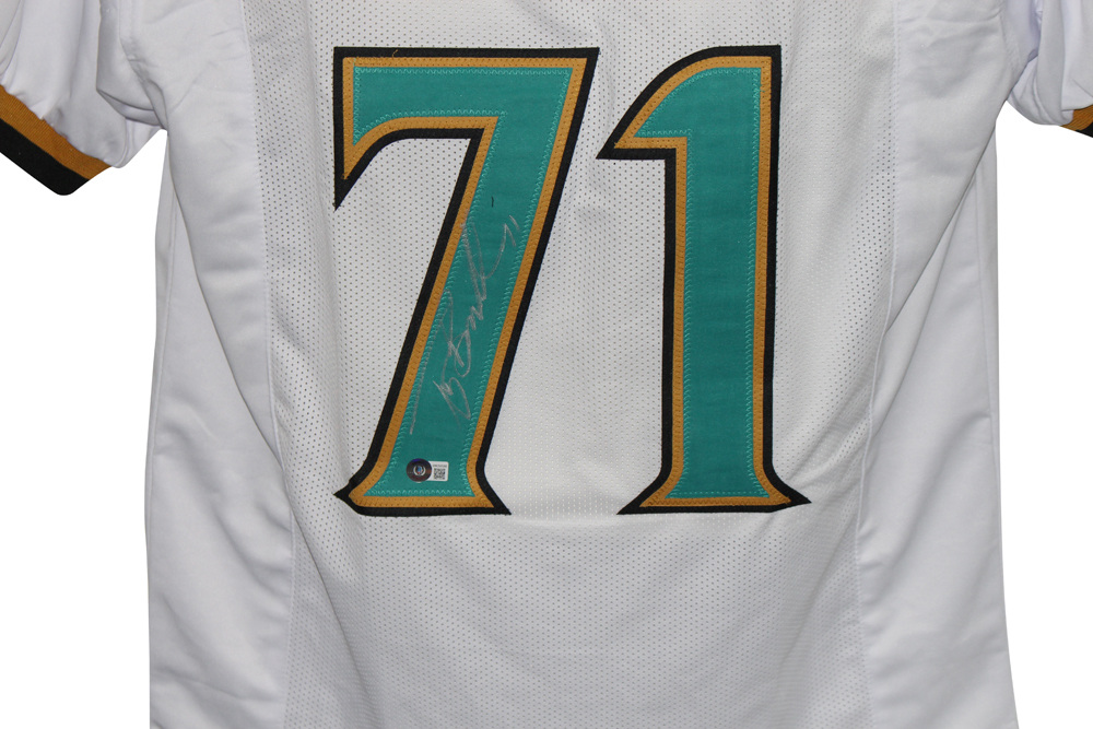 Tony Boselli Autographed/Signed Pro Style White XL Jersey BAS