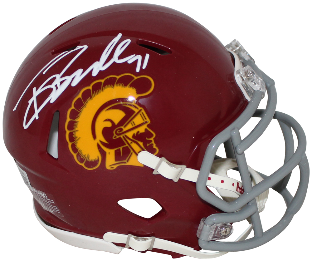 Tony Boselli Autographed/Signed USC Trojans Speed Mini Helmet BAS