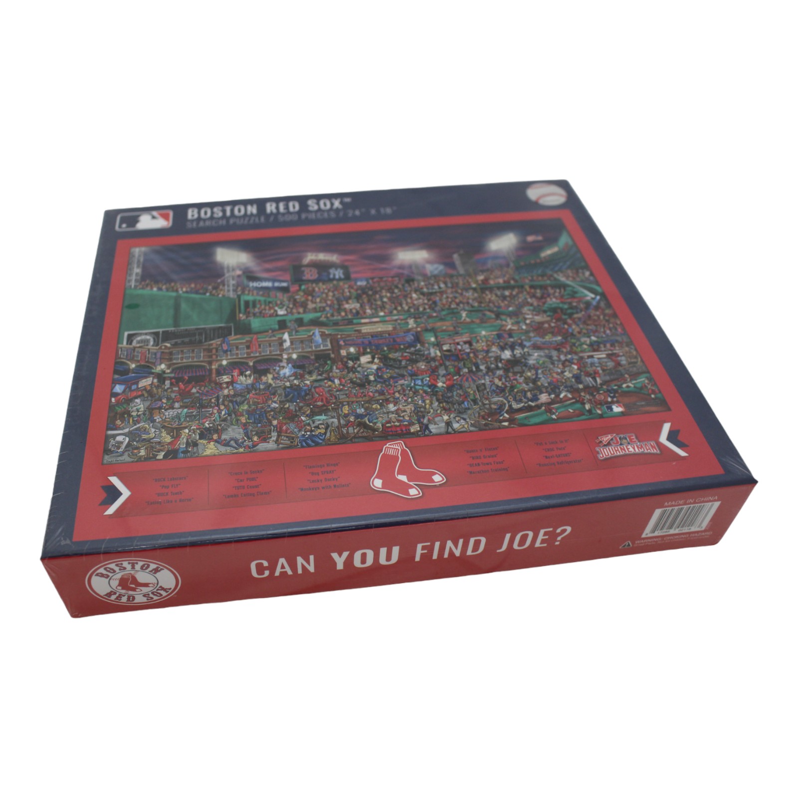 Boston Red Sox 18"x24" YouTheFan 500 Piece Joe Journeyman Puzzle