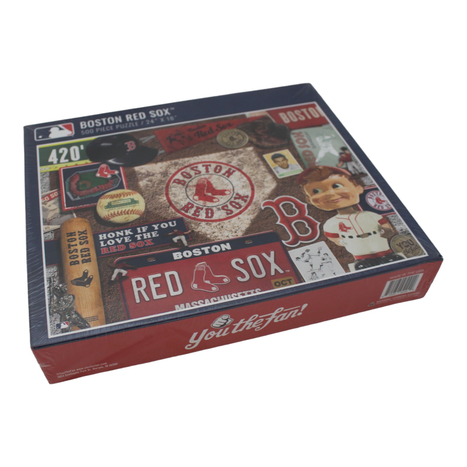 Boston Red Sox 18"x24" YouTheFan 500 Piece Retro Series Puzzle