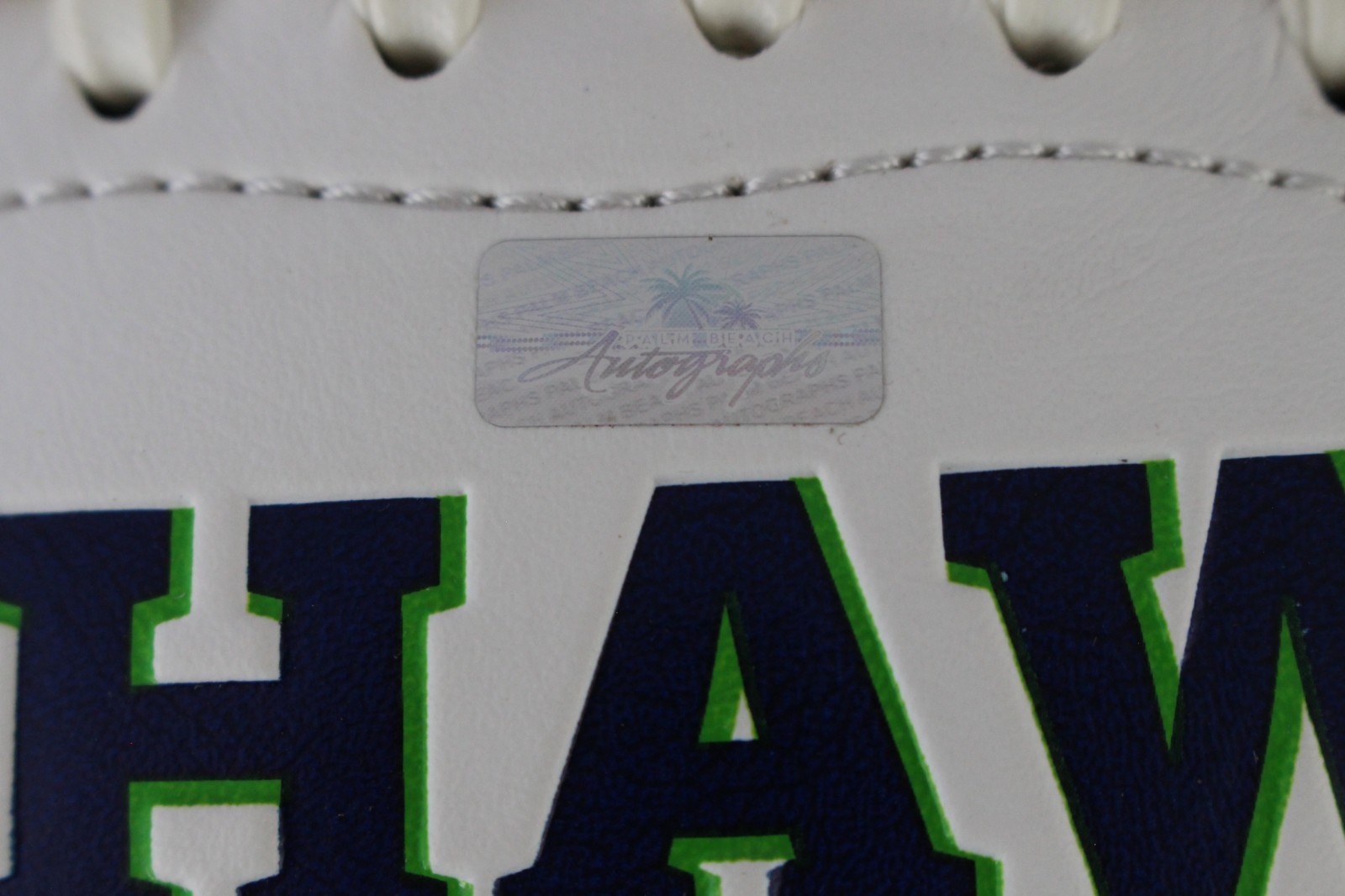 Brian Bosworth Autographed/Signed Seattle Seahawks Logo Football DEN 59380 4 Brian Bosworth Autographed/Signed Seattle Seahawks Logo Football DEN 59380