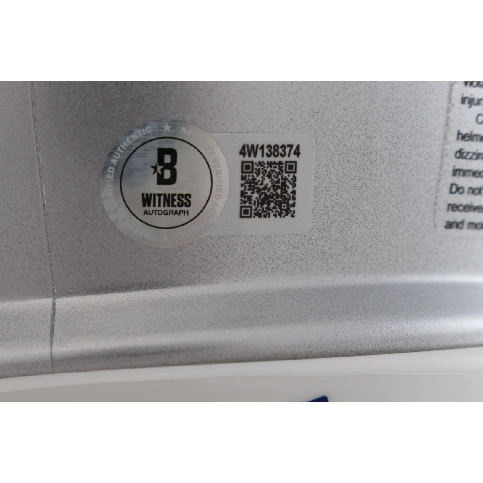 Brian Bosworth Autographed Seattle Seahawks Authentic TB Helmet Beckett 54260 4 Brian Bosworth Autographed Seattle Seahawks Authentic TB Helmet Beckett 54260