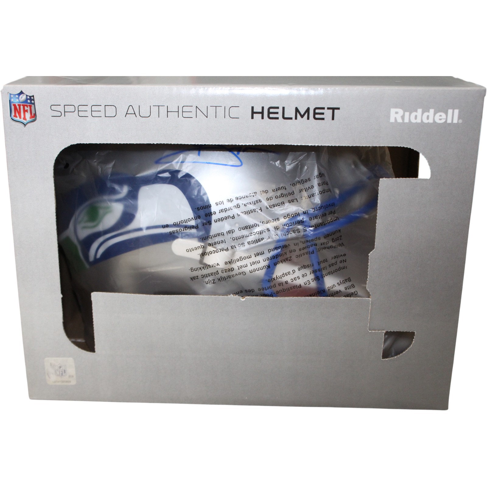 Brian Bosworth Autographed Seattle Seahawks Authentic TB Helmet Beckett 54260 6 Brian Bosworth Autographed Seattle Seahawks Authentic TB Helmet Beckett 54260