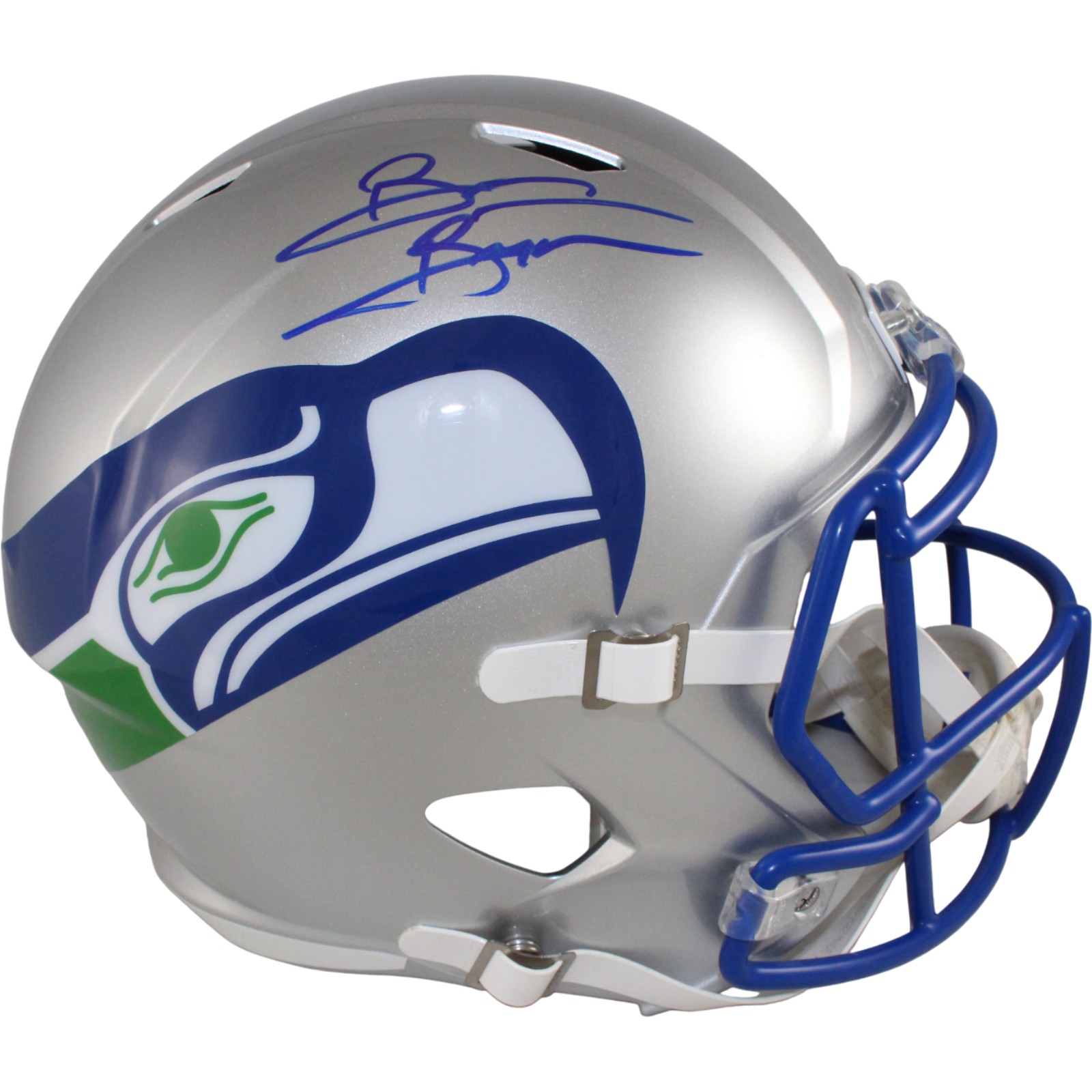 Brian Bosworth Autographed Seattle Seahawks F/S TB Helmet Beckett Witness 54042