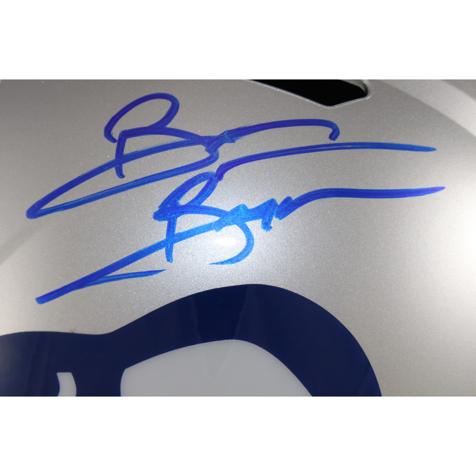 Brian Bosworth Autographed Seattle Seahawks F/S TB Helmet Beckett Witness 54042 2 Brian Bosworth Autographed Seattle Seahawks F/S TB Helmet Beckett Witness 54042