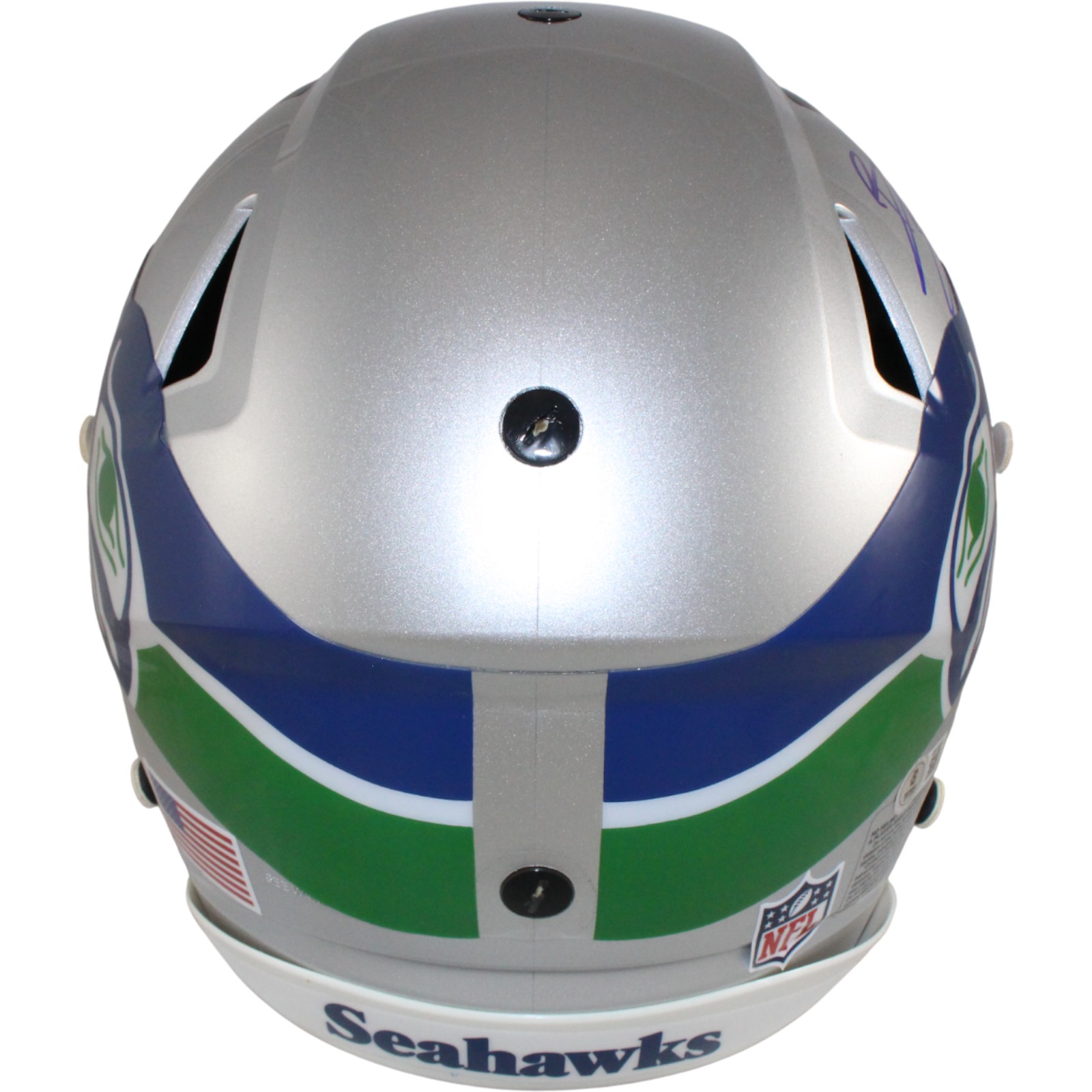 Brian Bosworth Signed Seattle Seahawks Speedflex TB Helmet Boz Beckett 54047 4 Brian Bosworth Signed Seattle Seahawks Speedflex TB Helmet Boz Beckett 54047