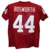 Brian Bosworth Autographed/Signed College Style Red XL Jersey JSA 25099