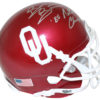 Brian Bosworth Autographed Oklahoma Sooners Mini Helmet Champs BAS 27162