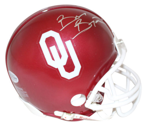 Brian Bosworth Autographed/Signed Oklahoma Sooners Mini Helmet BAS 26782