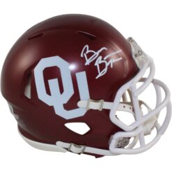 Brian Bosworth Autographed Oklahoma Sooners Mini Helmet Beckett Witness 54726