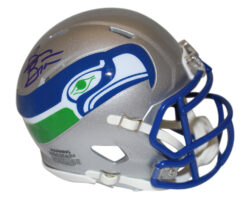 Brian Bosworth Signed Seattle Seahawks '83-'01 Speed Mini Helmet BAS