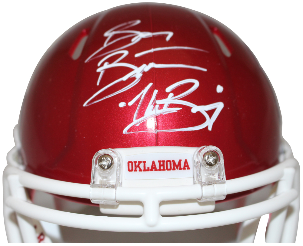 Brian Bosworth Autographed Oklahoma Mini Helmet The Boz Beckett