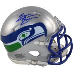 Brian Bosworth Autographed Seattle Seahawks TB Mini Helmet Beckett Witness 54735