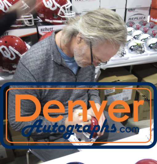 Brian Bosworth Autographed/Signed Oklahoma Sooners Mini Helmet BAS 26782