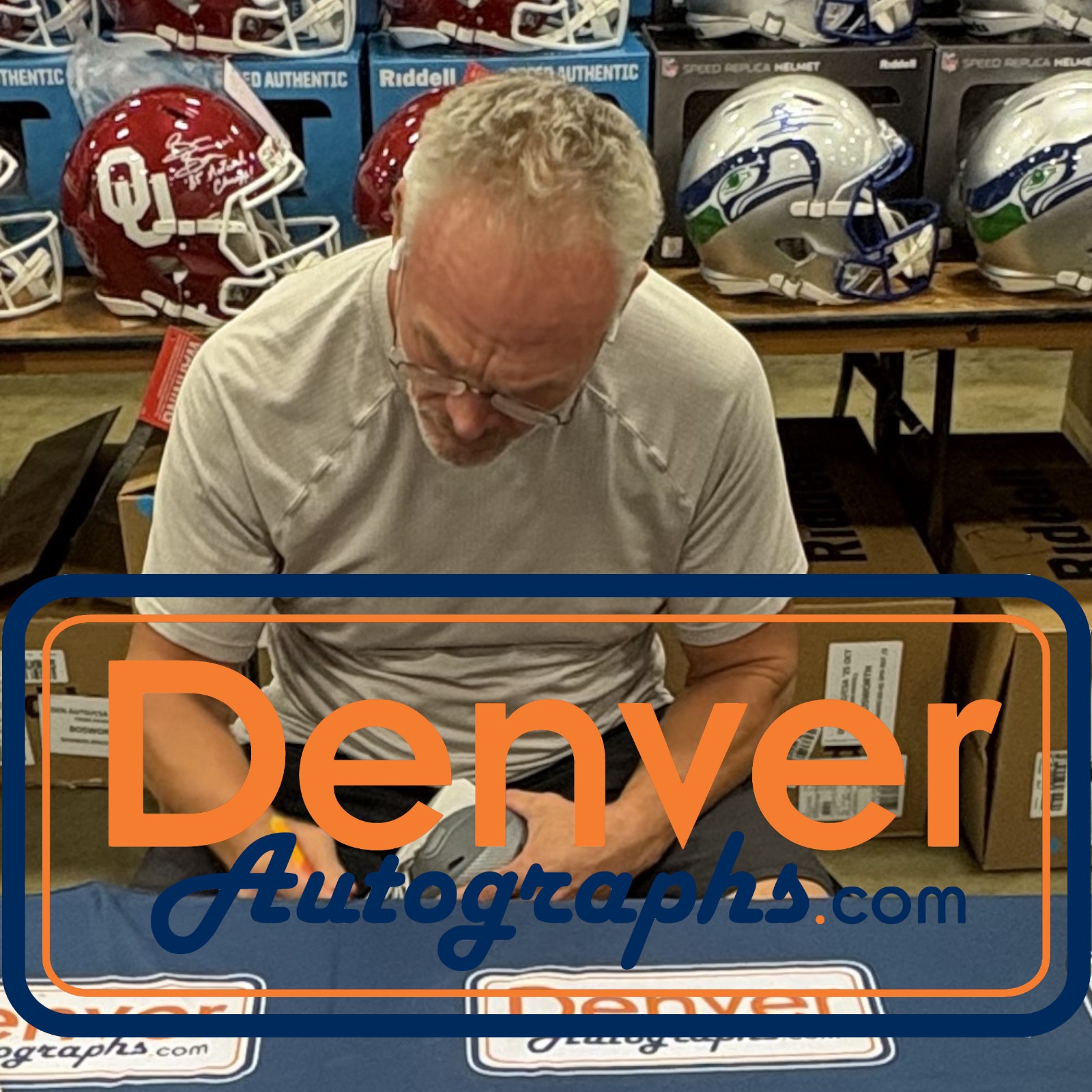 Brian Bosworth Autographed Seattle Seahawks Slate Mini Helmet Beckett WIT 54739 6 Brian Bosworth Autographed Seattle Seahawks Slate Mini Helmet Beckett WIT 54739