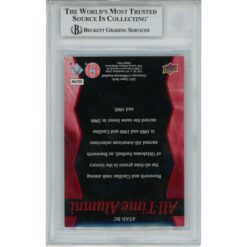 Brian Bosworth Tony Casilla Signed Upper Deck Trading Card Slab Beckett 48815