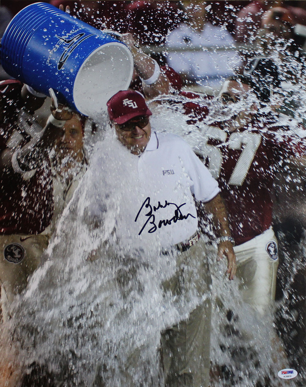 Bobby Bowden Autographed Florida State Seminoles 16x20 Photo BAS 28910