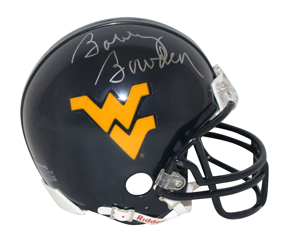 Bobby Bowden Signed West Virginia Mountaineers Mini Helmet BAS 32657