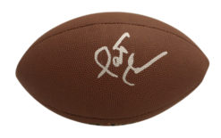 Pat Bowlen Autographed Denver Broncos Super Grip Football Beckett