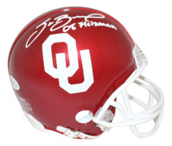 Sam Bradford Autographed Oklahoma Sooners Mini Helmet 08 Heisman BAS 26645