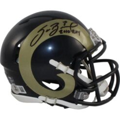 Sam Bradford Autographed St. Louis Rams TB Mini Helmet 2010 ROY Beckett W 55058