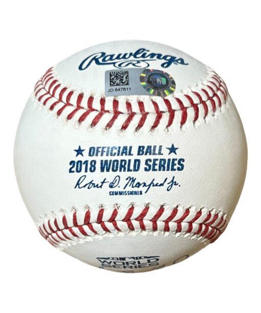 Jackie Bradley Jr. Autographed 2018 World Series Baseball Boston Red Sox