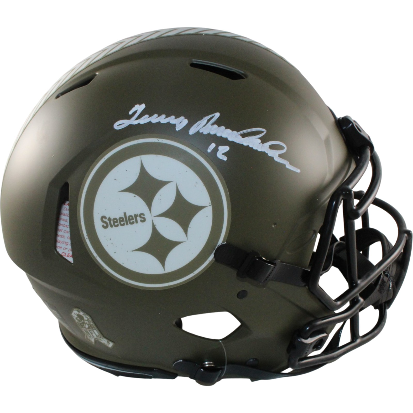 Terry Bradshaw Autographed Pittsburgh Steelers Pro 22 STS Helmet Beckett W 56882