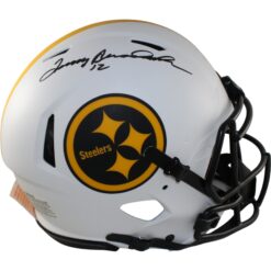 Terry Bradshaw Autographed Pittsburgh Steelers Pro Lunar Helmet Beckett W 56876
