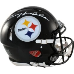Terry Bradshaw Autographed Pittsburgh Steelers Pro TB Helmet Beckett W 58318