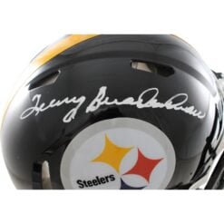 Terry Bradshaw Autographed Pittsburgh Steelers Pro TB Helmet Beckett W 58318