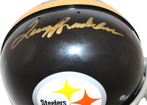 Terry Bradshaw Autographed Steelers RK Kra-lite Helmet Dungard Mask JSA 26611