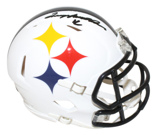Terry Bradshaw Autographed Pittsburgh Steelers AMP Mini Helmet BAS 26753