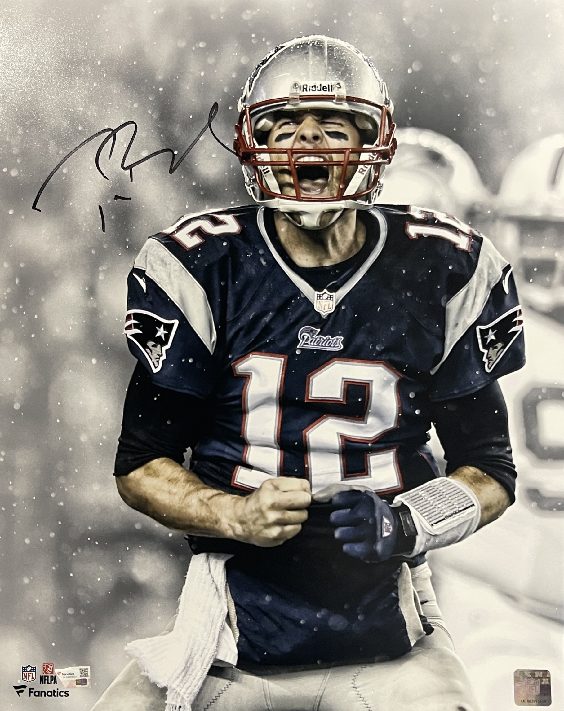 Tom Brady Autographed/Signed New England Patriots 16x20 Photo FAN