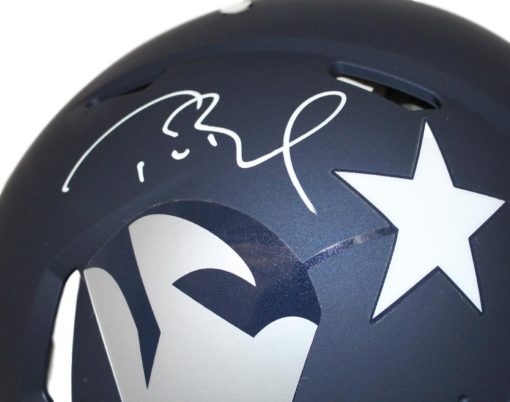 Tom Brady Autographed New England Patriots Authentic AMP Helmet Tristar 25880