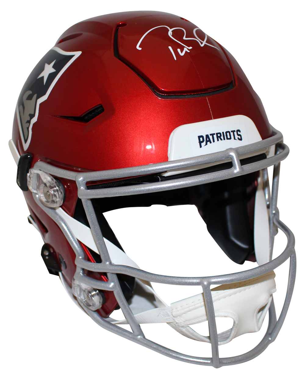 Tom Brady Autographed Patriots Authentic Flash Speed Flex Helmet FAN