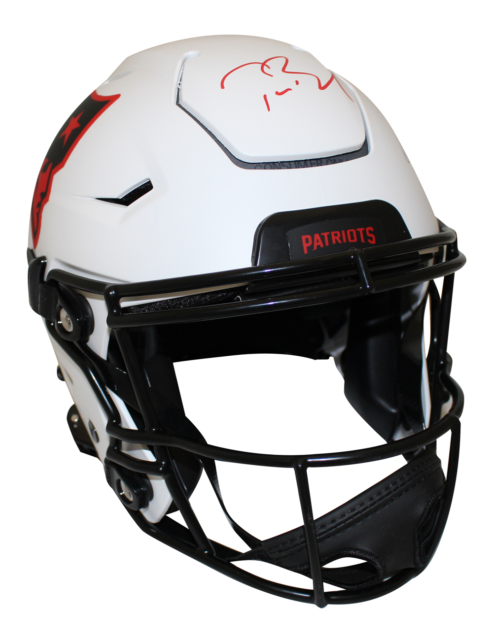 Tom Brady Autographed Patriots Authentic Lunar Speed Flex Helmet FAN