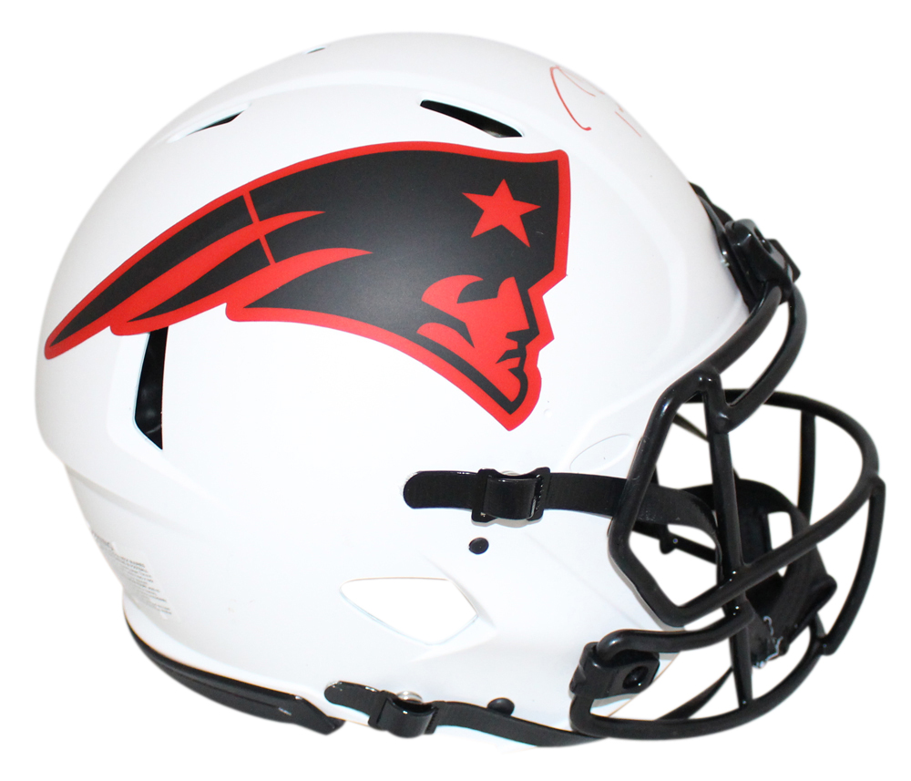 Tom Brady Signed New England Patriots Authentic Lunar Speed Helmet FAN 32331