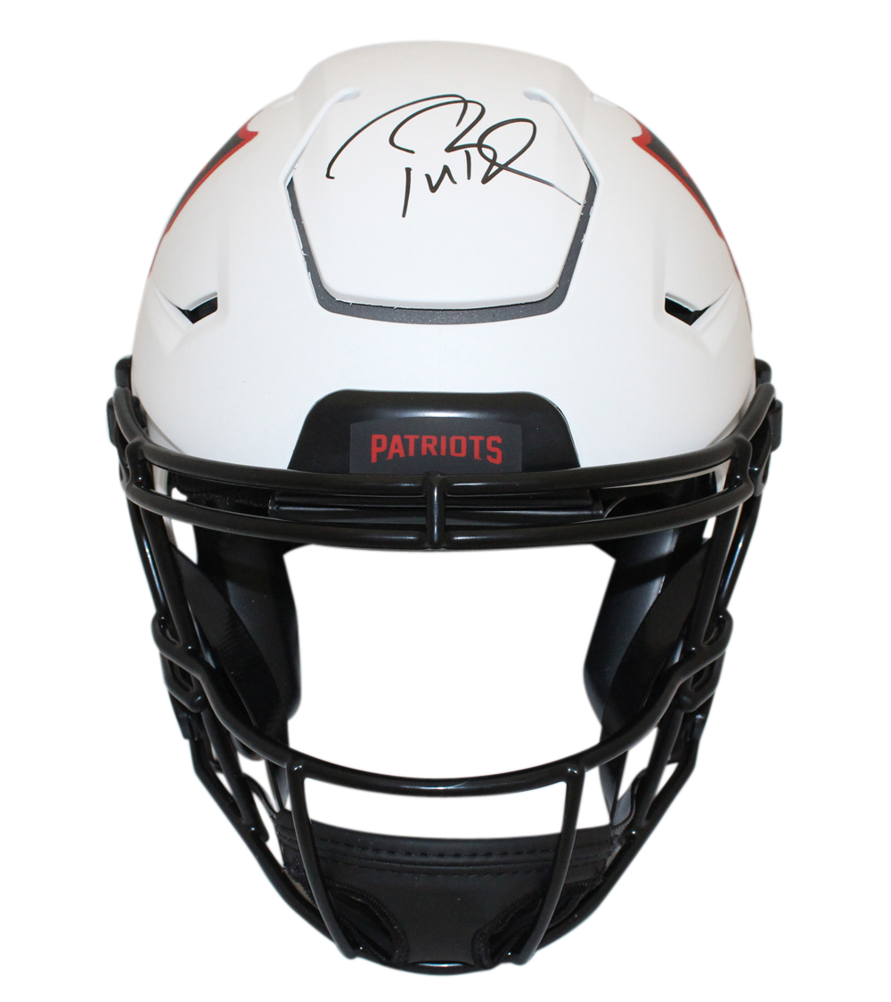 Tom Brady Signed New England Patriots Lunar SpeedFlex Helmet FAN